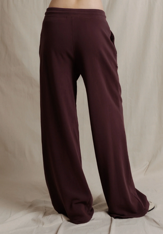 perfectwhitetee - Noa French Terry Pant - Cherry Lacquer