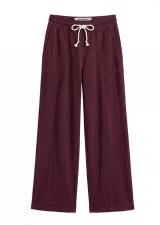 perfectwhitetee - Noa French Terry Pant - Cherry Lacquer