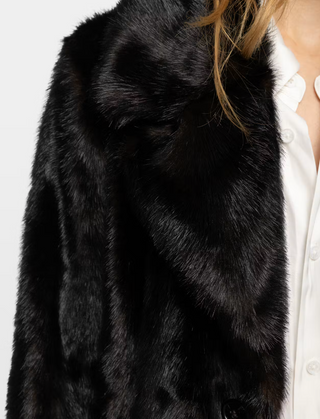 Zadig & Voltaire - Fleur Faux Fur Coat - Dark Chocolate
