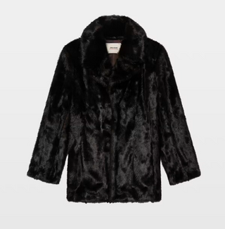 Zadig & Voltaire - Fleur Faux Fur Coat - Dark Chocolate