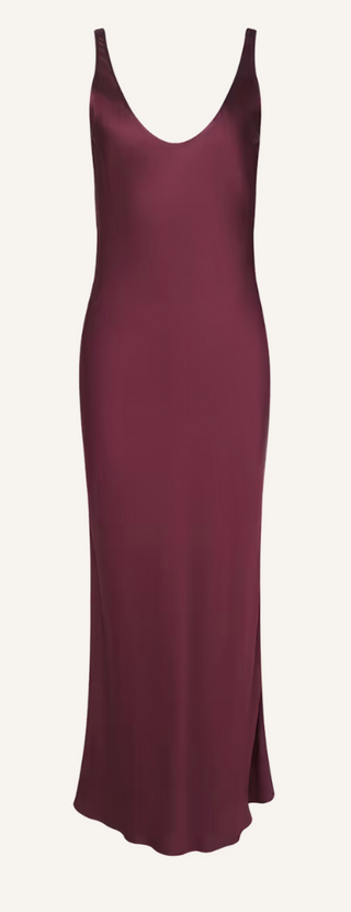 L'Agence - Akiya Tank Dress - Merlot Red