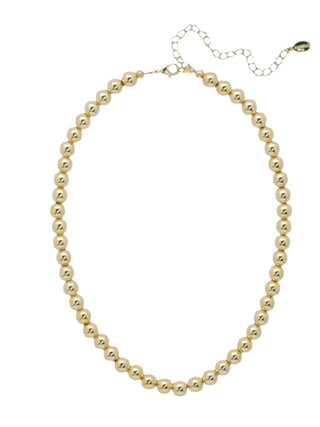 Sorrelli Chunky Gold Bead Tennis Necklace