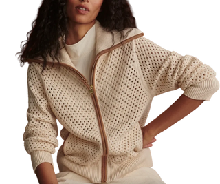 Varley - Paula Zip-Through Knit Jacket - Birch