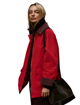 Varley - Rylan Mid-Length Barn Jacket - Washed Red