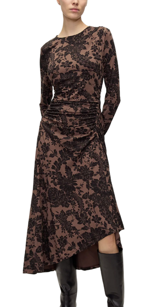 Veronica Beard - Theodora Dress - Dark Lichen/Black
