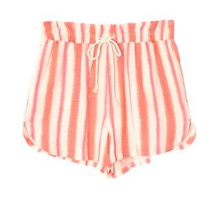 Xirena - Starla Cotton Gauze Short - Sunset Pink Stripe