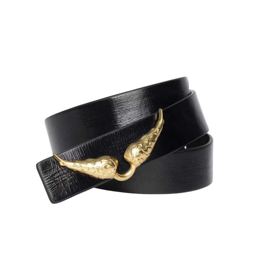 Zadig & Voltaire - Rock Reversible Belt - Noir/Vintage  display picture 3