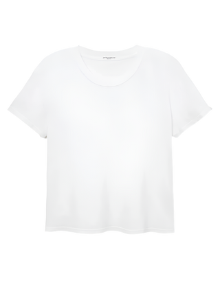 perfectwhitetee - Harley Crewneck Tee - White