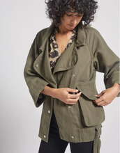 Load image into Gallery viewer, Current/Elliott - The Reny Infantry Jacket - Loden Green
