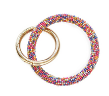 Load image into Gallery viewer, INK + ALLOY - Seed Bead Bangle/Key Ring
