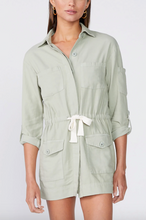 Load image into Gallery viewer, Monrow - Twill Pocket Dress - Light Olive
