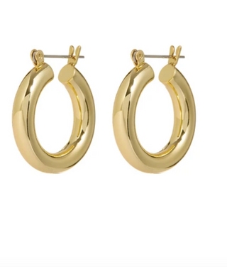 Luv AJ - Baby Amalfi Tube Hoop Earrings