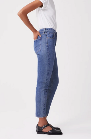 AGOLDE - Riley High Rise Straight Crop Jean - Transfer