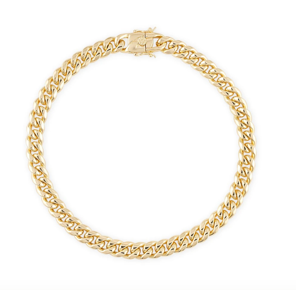 Alexa Leigh - Nili Link Bracelet - Yellow Gold