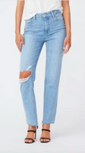 Load image into Gallery viewer, Paige - Stella Straight Leg Denim - Gnarly Destructed

