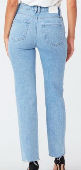 Paige - Stella Straight Leg Denim - Gnarly Destructed