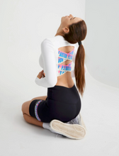 Load image into Gallery viewer, P.E Nation - Half Volley Long Sleeve Crop Top - Optic White
