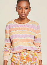 Load image into Gallery viewer, Veronica Beard - Raimi Color-Blocked Pullover Sweater - Pastel Multi
