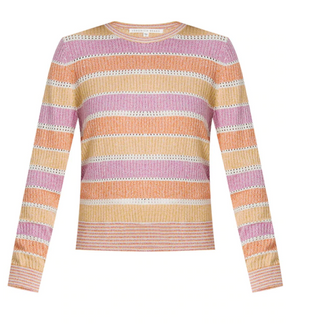 Veronica Beard - Raimi Color-Blocked Pullover Sweater - Pastel Multi