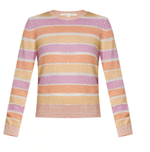 Load image into Gallery viewer, Veronica Beard - Raimi Color-Blocked Pullover Sweater - Pastel Multi
