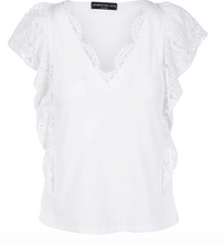 Load image into Gallery viewer, Generation Love - Coralie Lace Combo Top - White
