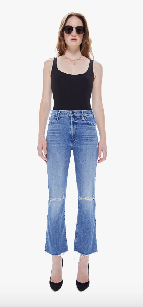 Mother - The Hustler Ankle Fray Denim Jean - Can't Stop Staring
