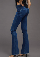 Load image into Gallery viewer, Paige - Manhattan High Rise Slim Boot Cut Raw Hem Jeans 32&quot; - Dreams
