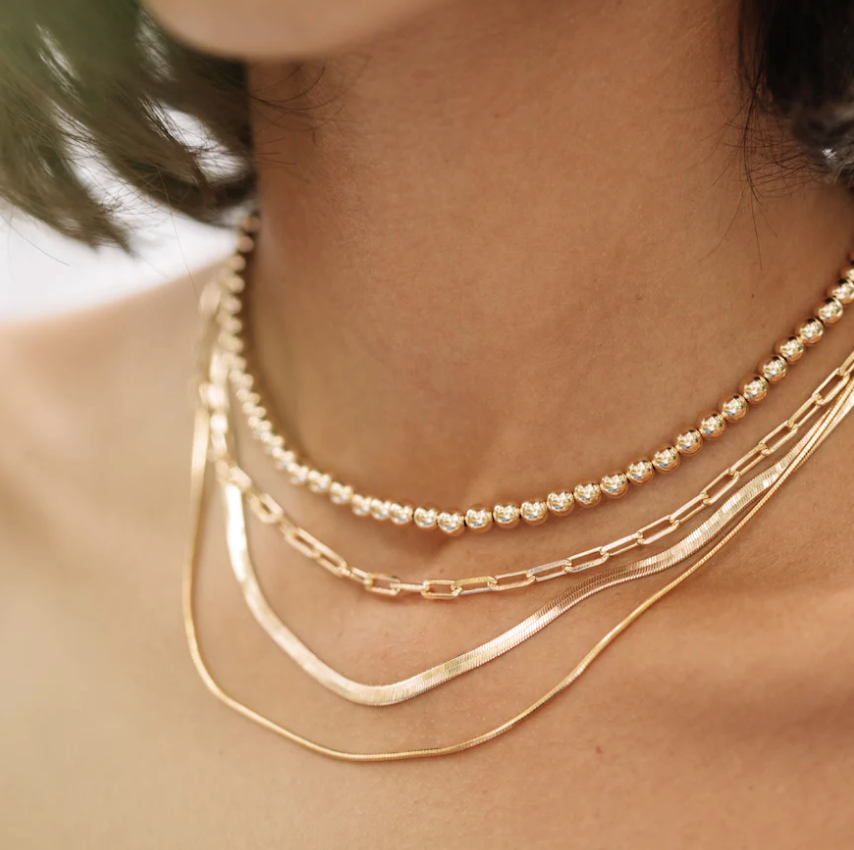 Alexa Leigh - Rectangle Link Chain Necklace 16
