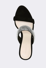 Load image into Gallery viewer, Veronica Beard - Alvari Crystal-Embellished Sandal - Black
