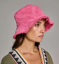 Load image into Gallery viewer, Devotion Twins - Carved French Terry Bucket Hat
