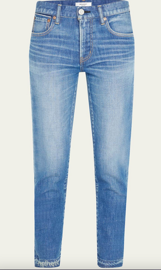 Moussy Vintage - Clarence Skinny Straight Leg Denim Jeans - Lt Blue