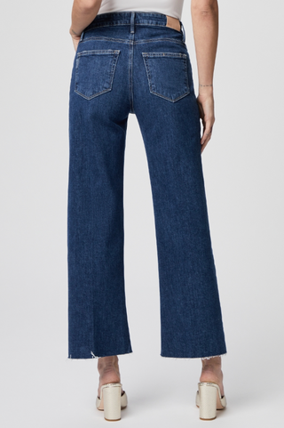 Paige - Leenah High-Rise Wide Leg Ankle Cropped Denim Jeans - Everywhere